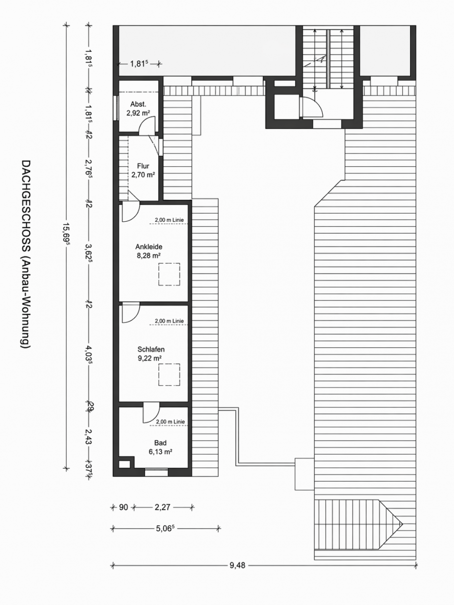 Dachgeschoss Anbau Mehrfamilienhaus Selm