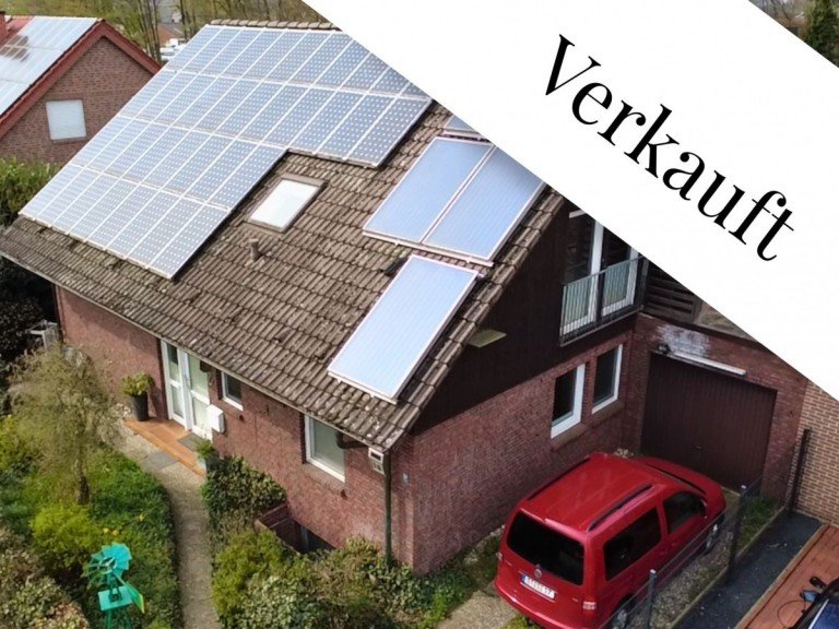 Au�enansicht Saerbeck Einfamilienhaus Gro�es Einfamilienhaus mit W�rmepumpe