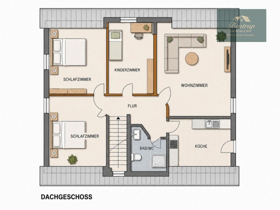 Dachgeschoss Einfamilienhaus Ostercappeln