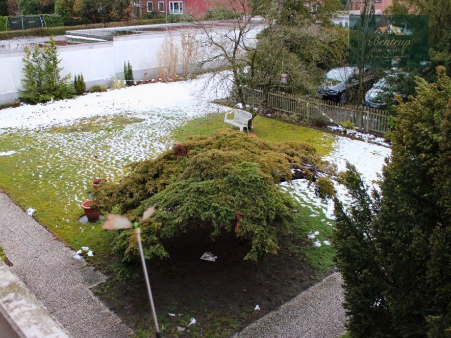 Ausblick Balkon Etagenwohnung M�nster