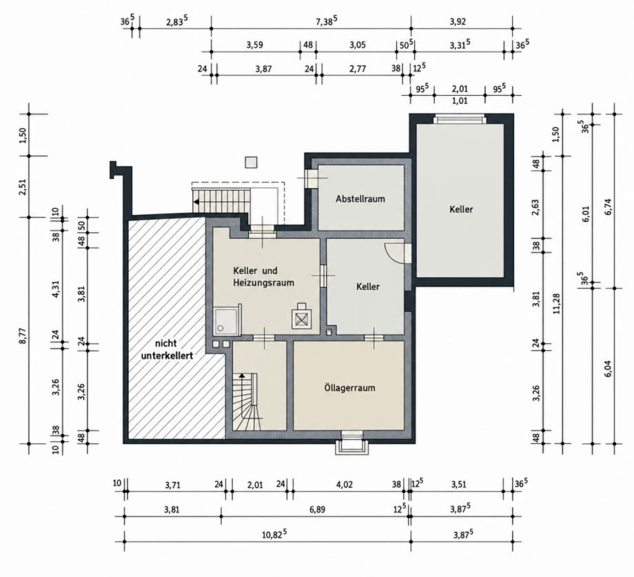 Grundriss Keller Einfamilienhaus Georgsmarienh�tte