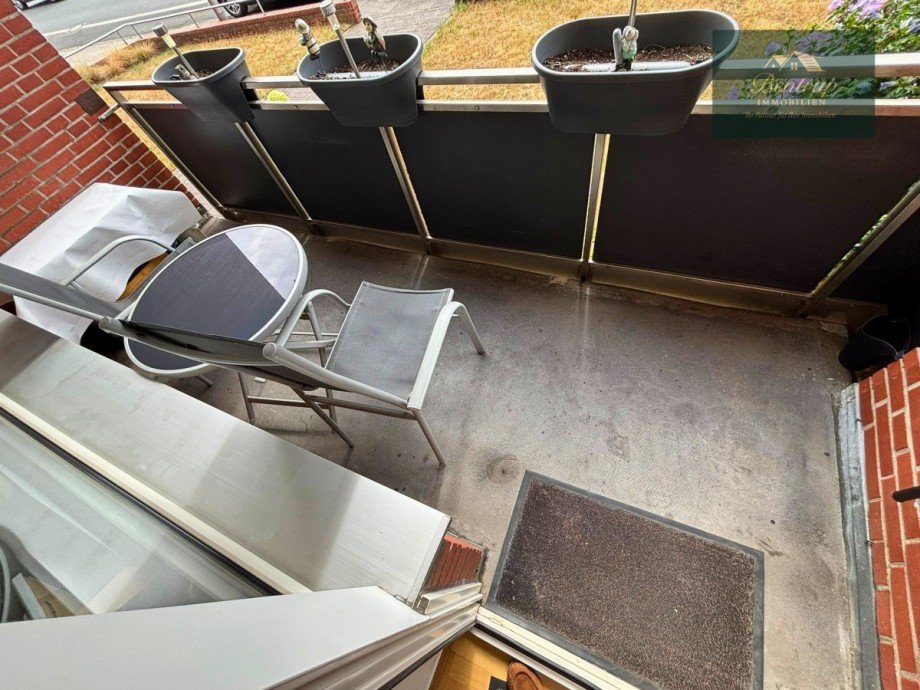 Balkon Erdgeschosswohnung M�nster